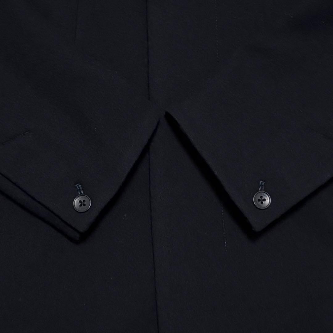 美品✨セオリー チェスターコート ネイビー ロング 総裏 ウール 40サイズ