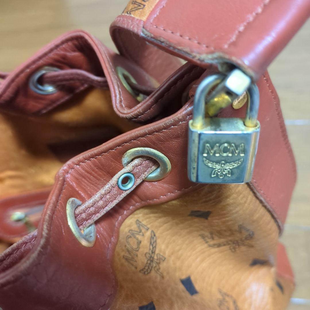 ⭐️90s MCM バケットバッグ ブラウンヴィセトス柄巾着 y2k 平成ギャル