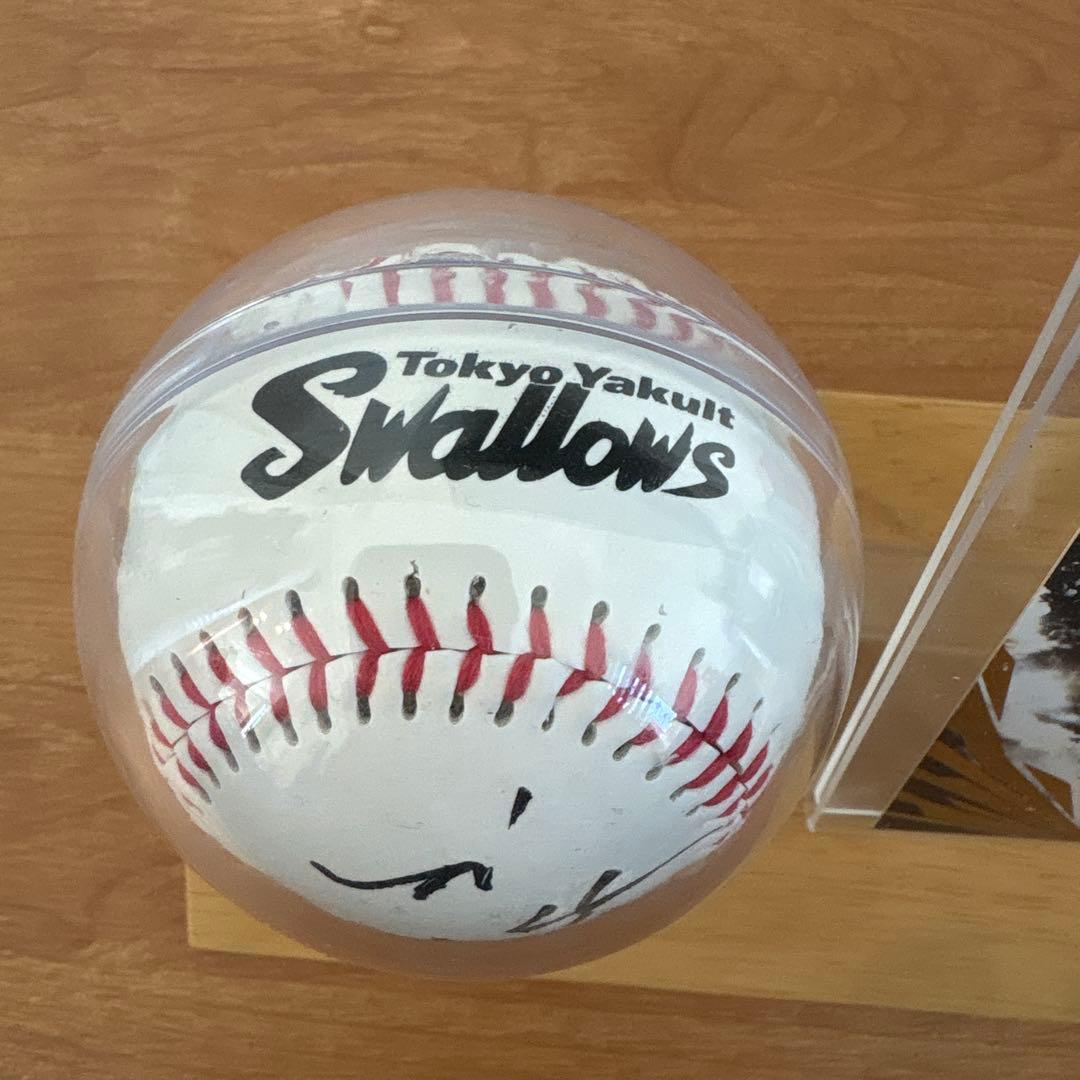 東京ヤクルトスワローズ　村上宗隆選手 直筆サインボール　カード　ケース付き