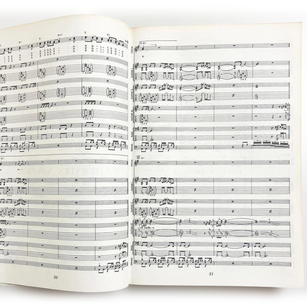 バンドスコア【RCサクセション｜カバーズ＋9曲】忌野清志郎