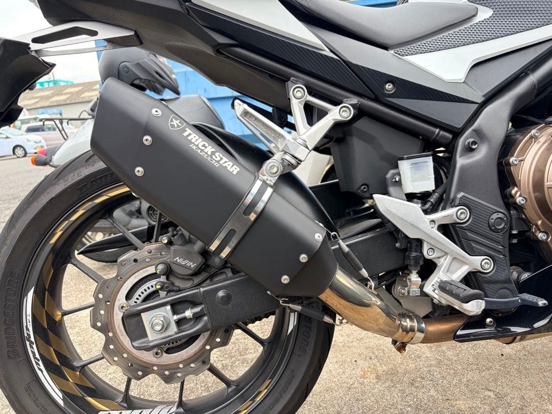 CBR400R TRICK STAR スリップオンマフラー IKAZUCHI