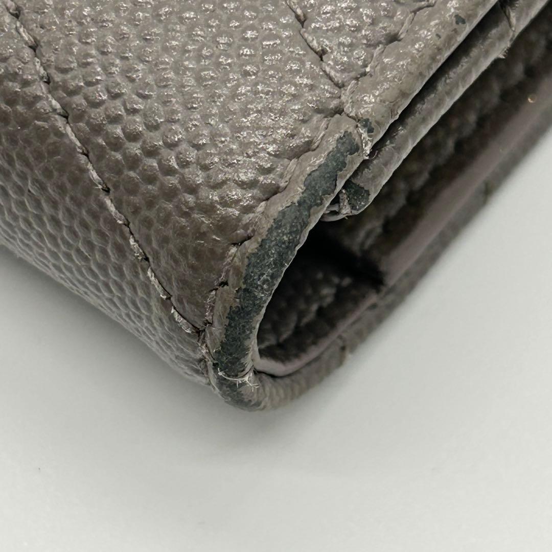 美品 SAINT LAURENT サンローラン 6連キーケース グレー
