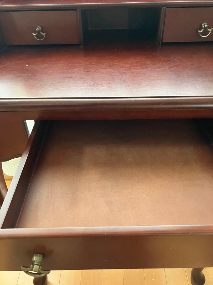 アンティーク デスク 猫脚 ヴィンテージ