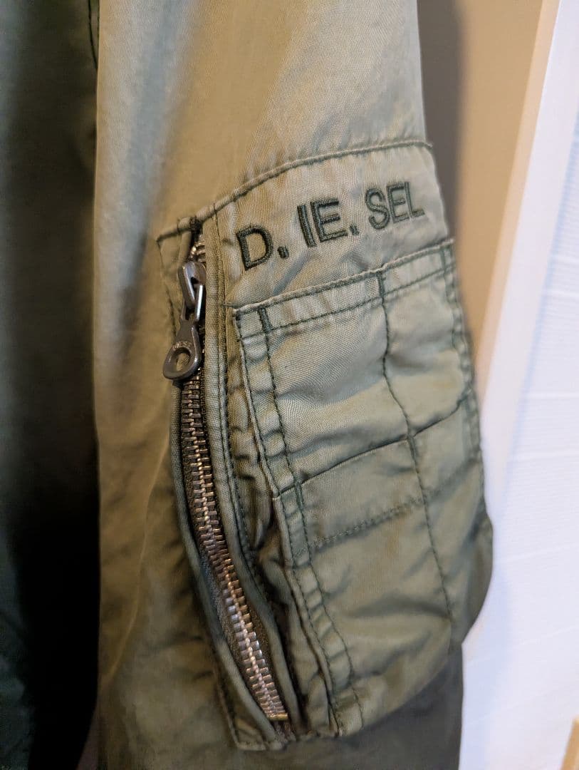 DIESEL グレン期未使用美品 MA-1タイプグラデーションジャケット