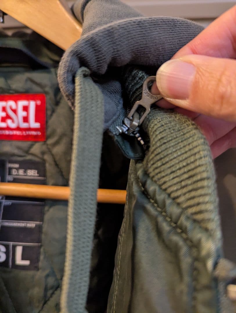 DIESEL グレン期未使用美品 MA-1タイプグラデーションジャケット