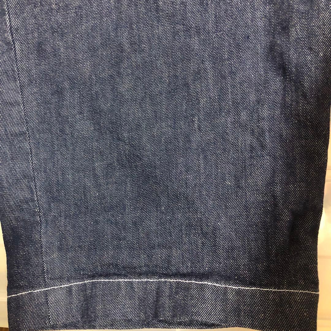 HARVESTY デニムサスペンダーガーデンパンツ