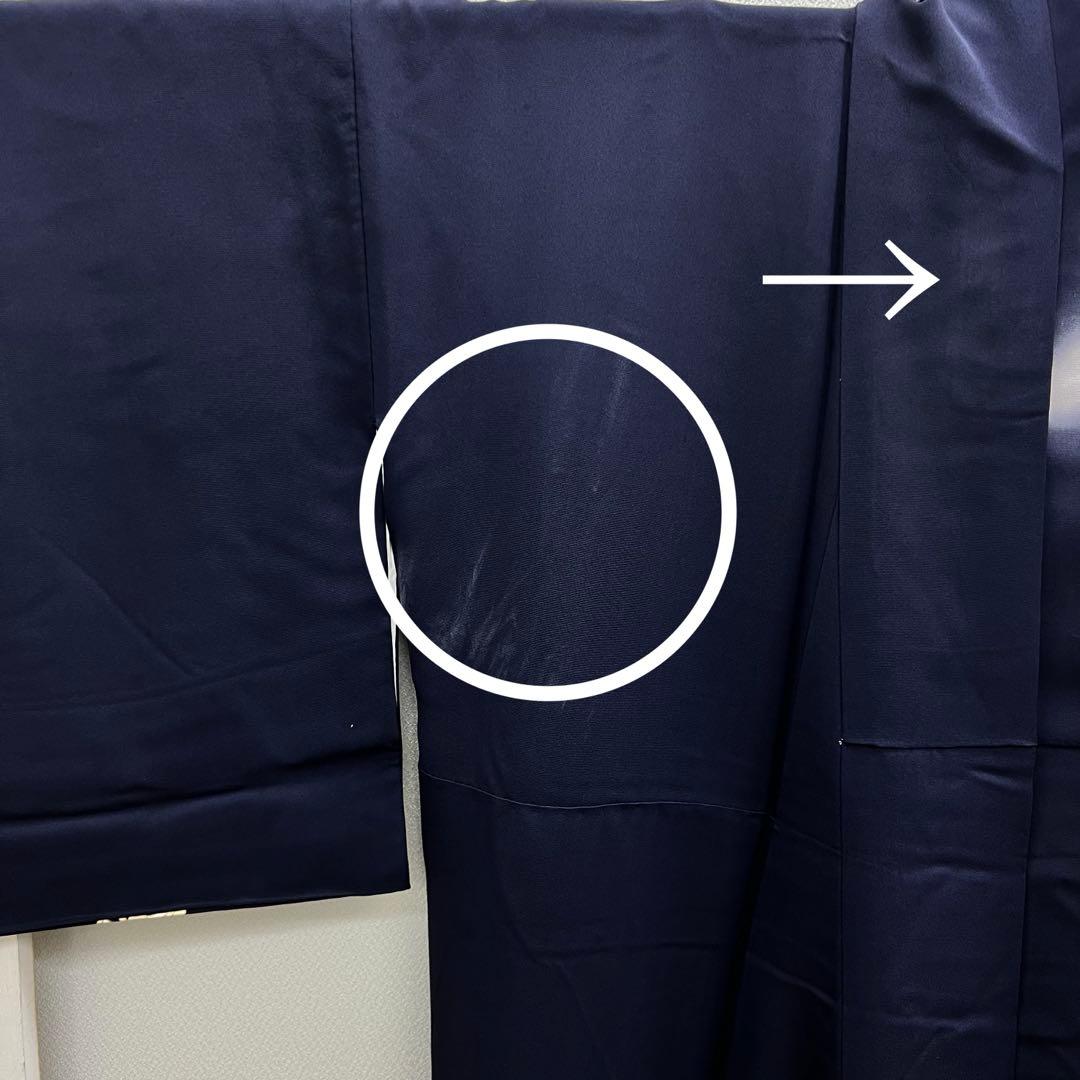 ボ*す様 裄68 正絹　袷　訪問着　アラベスク　難あり