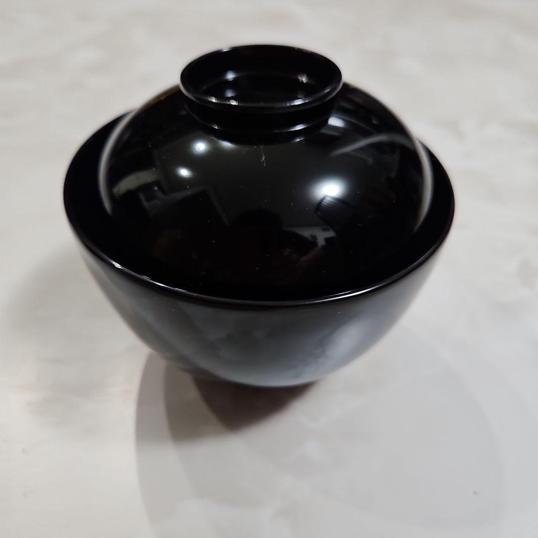 輪島塗　汁椀　新品未使用　梅蒔絵　吸い物椀