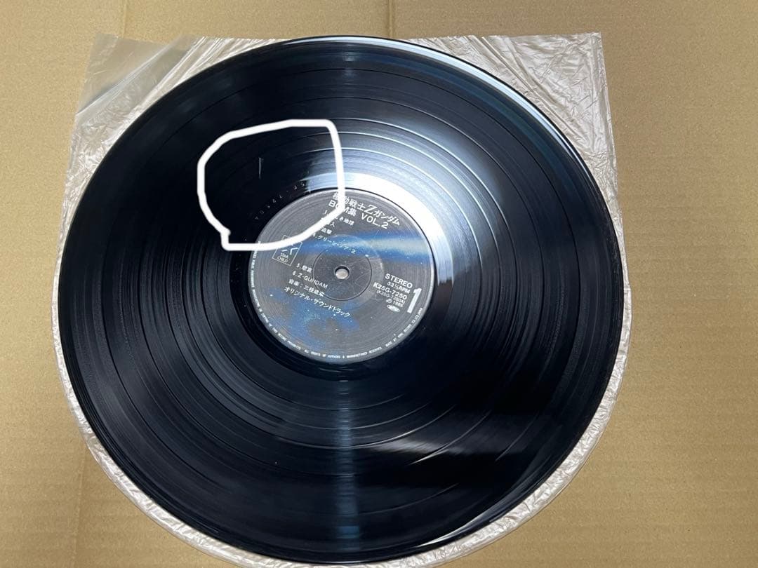 LPレコード 機動戦士Zガンダム BGM集VOL．1.2.3