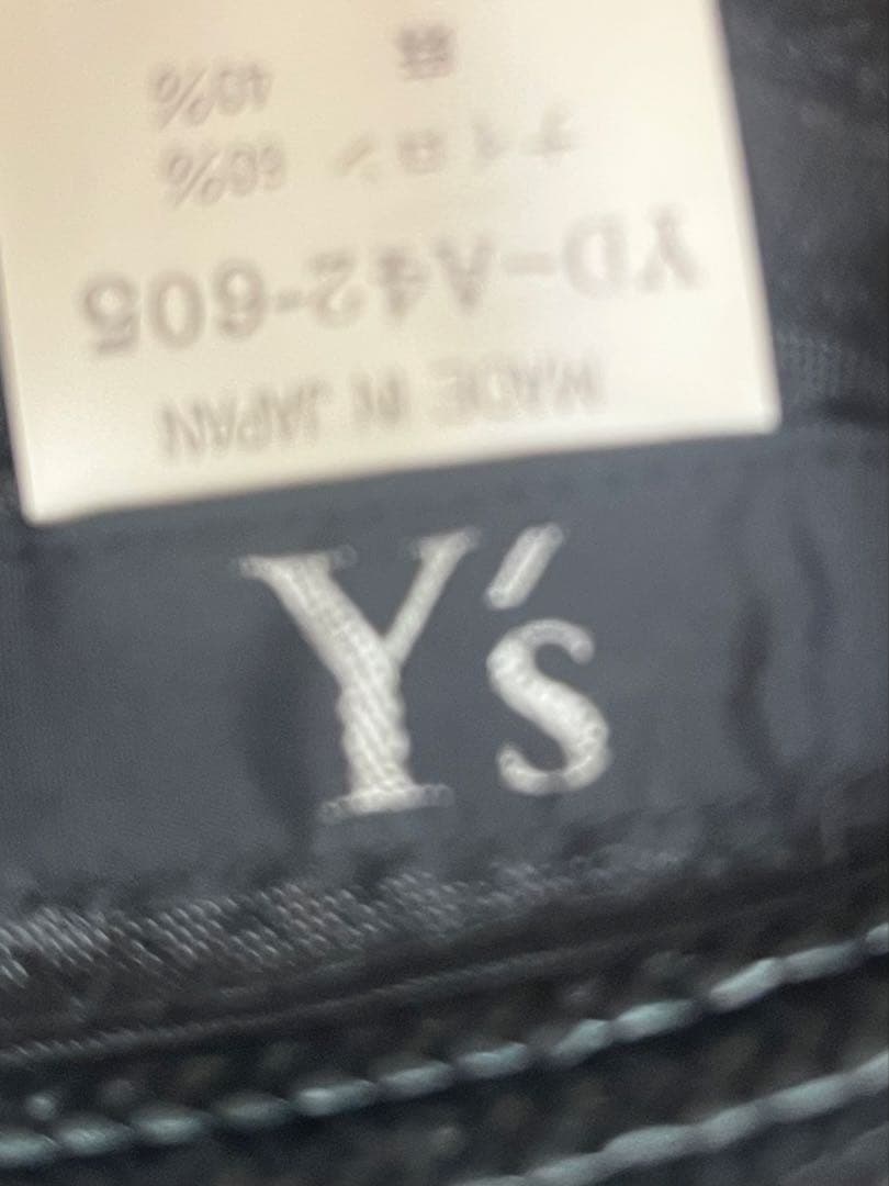 Ｙ'ｓ　ヨウジヤマモト　ワイズ　帽子　BLACK 変形　異素材　透け感