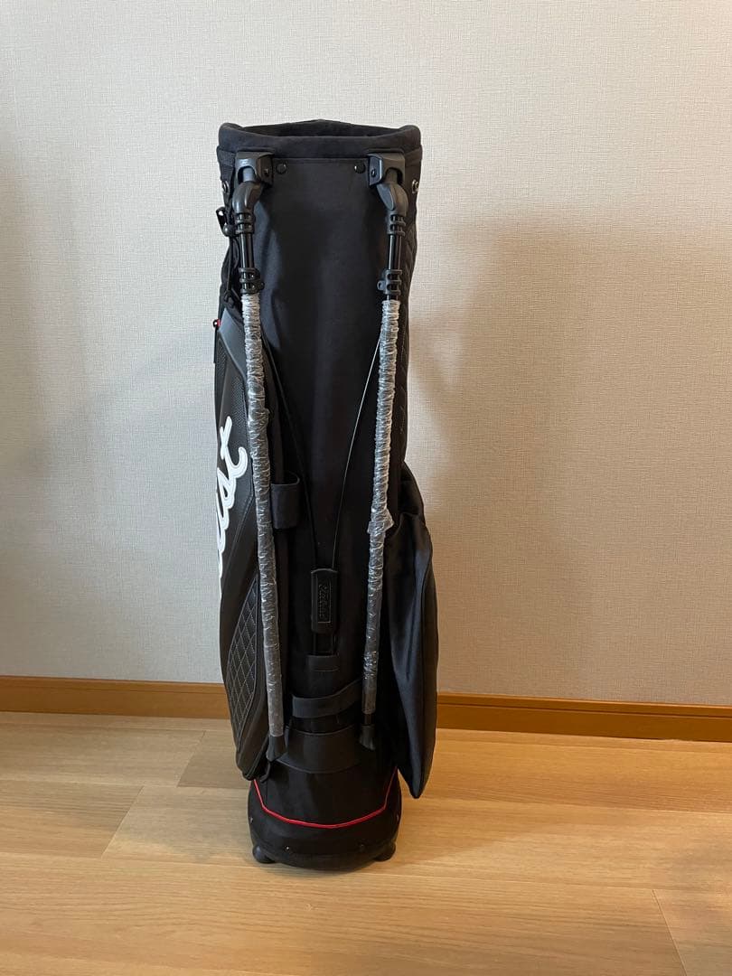 【希少】Titleist キャディバッグ ジェットブラック/レッド　プレミアム
