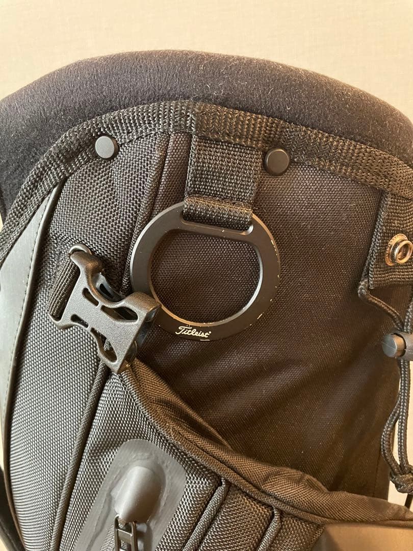 【希少】Titleist キャディバッグ ジェットブラック/レッド　プレミアム