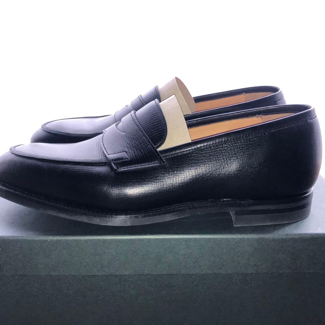 値下げ CROCKET&JONES Black Loafer