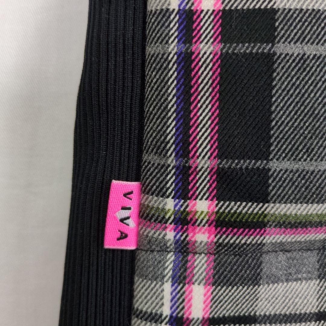 【VIVA HEART】 ダウンベスト サイズ40 チェック柄　※新品未使用