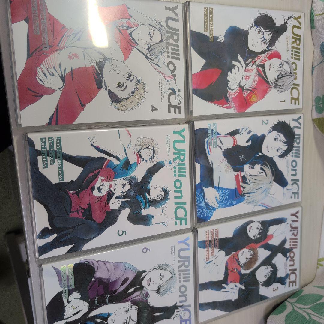YURI!!! on ICE DVDセット 全6巻 特製ボックス付き　他グッズ付