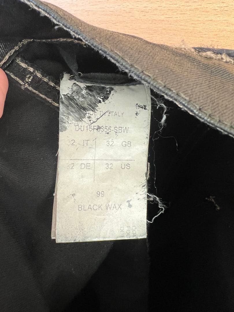 Rick Owens Drkshdw メンフィス　バイカーデニム　 32 L