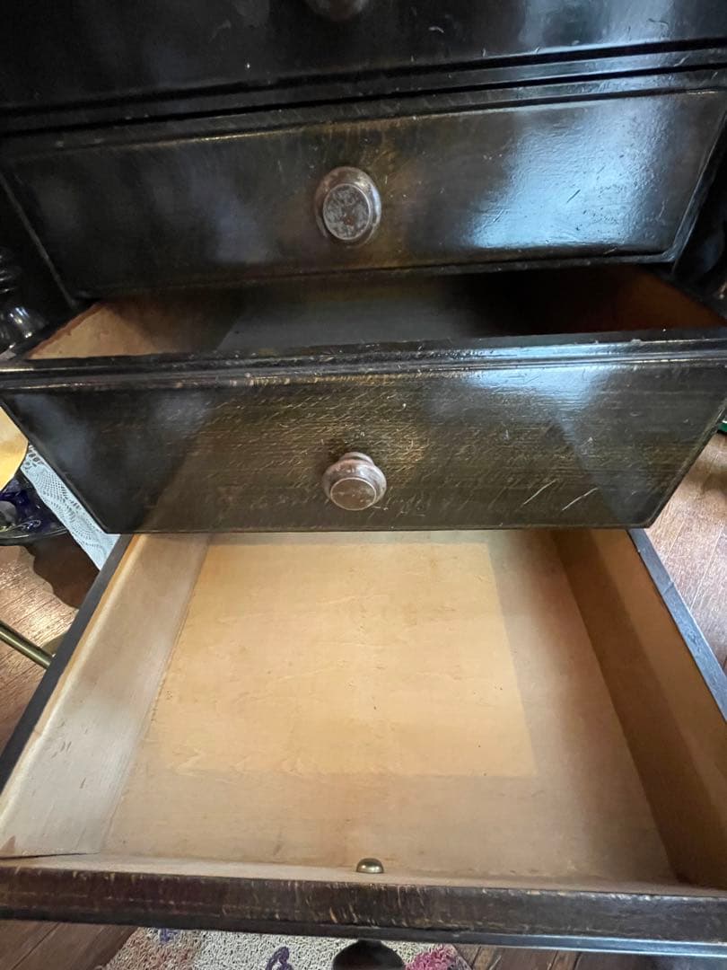 値下！木製書類キャビネット　レトロキャビネット