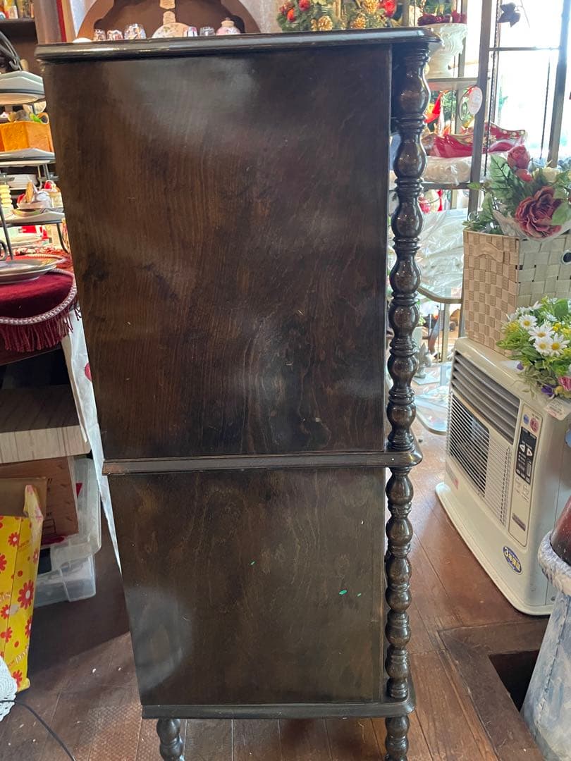 値下！木製書類キャビネット　レトロキャビネット