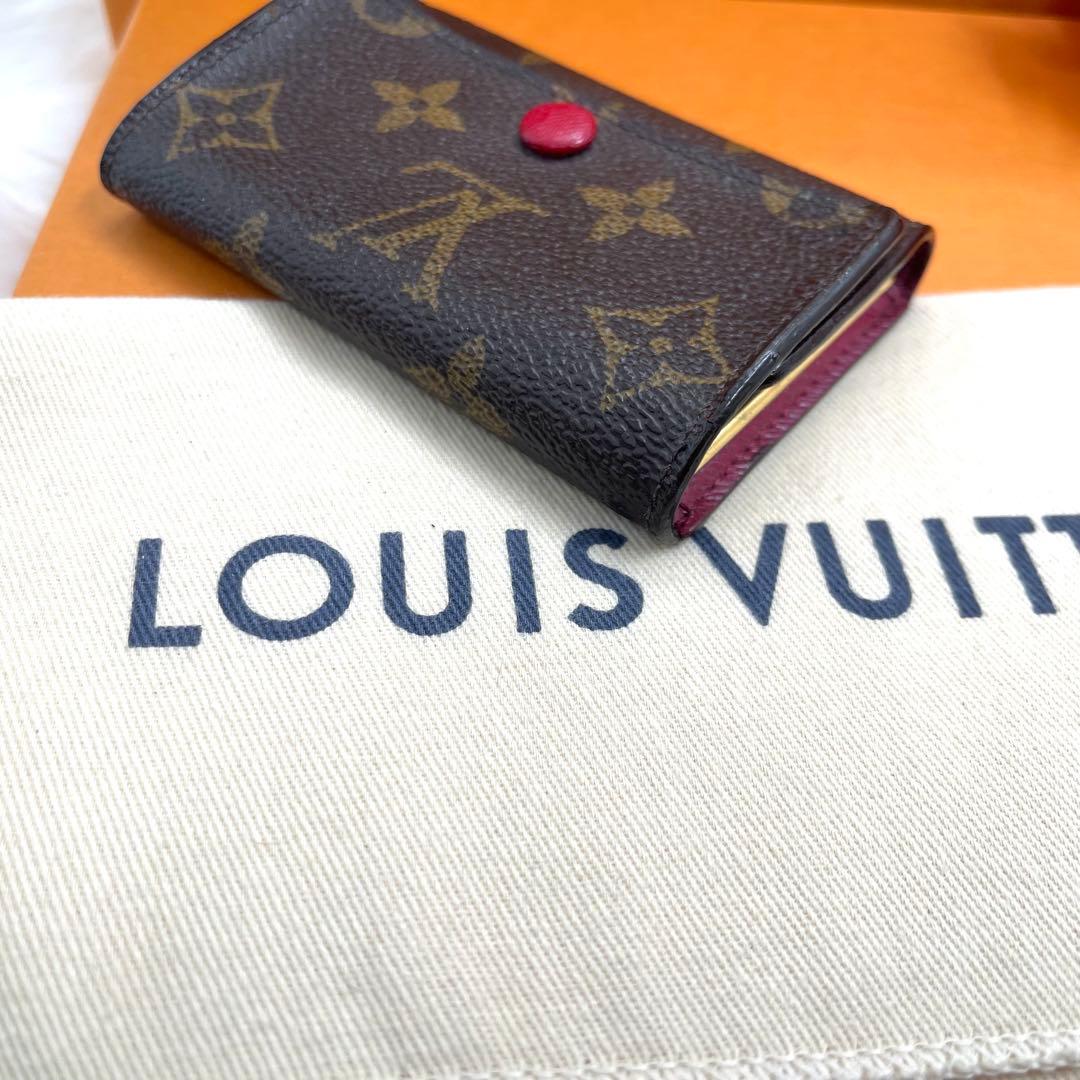 ルイヴィトン 　モノグラム　フューシャ　キーケース　6連 614