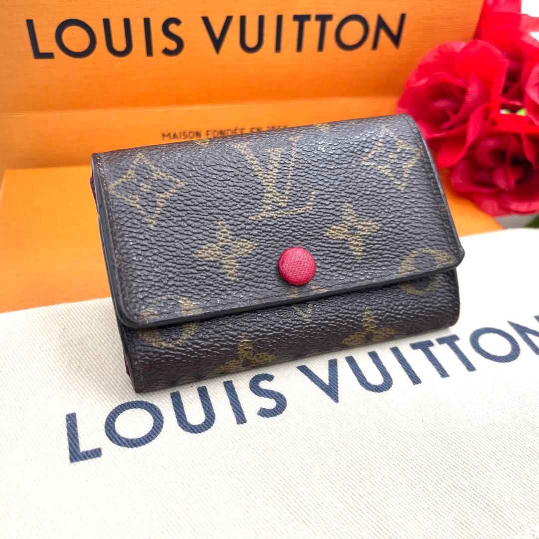 ルイヴィトン 　モノグラム　フューシャ　キーケース　6連 614