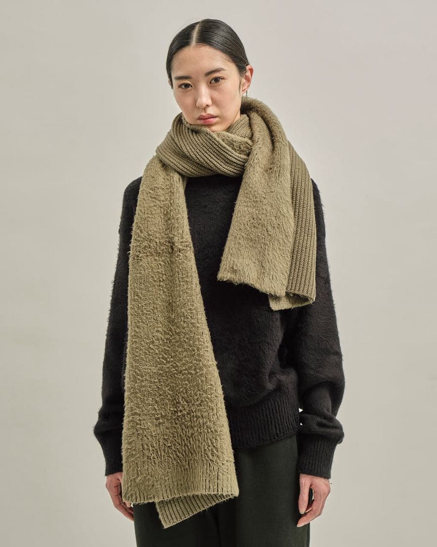 小物 simply complicated COTTON KNIT SCARF