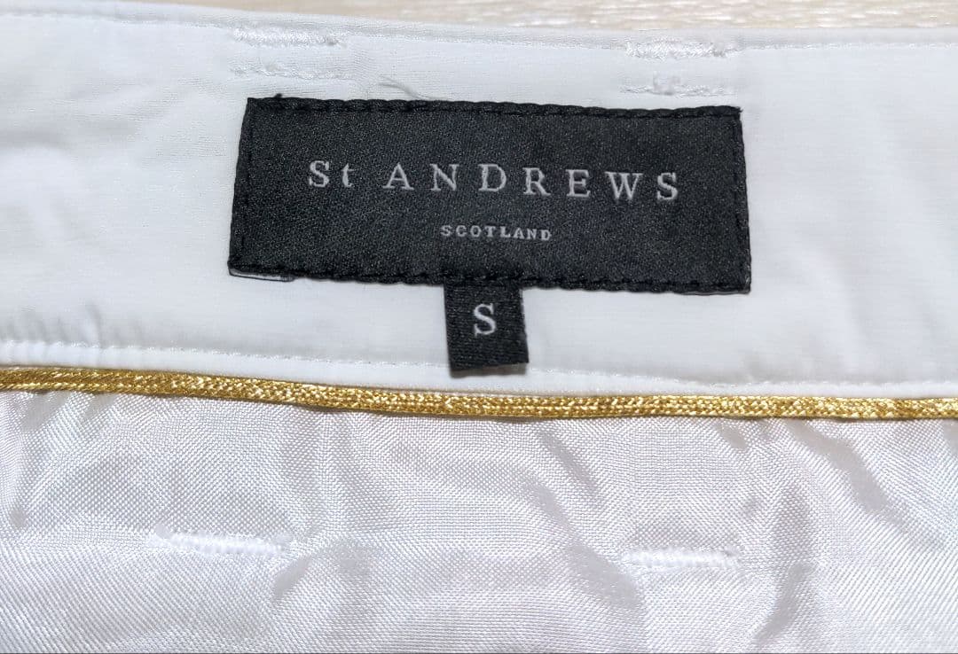 再再再値下げ新品　セントアンドリュース　中綿スカートS　白定価33000円