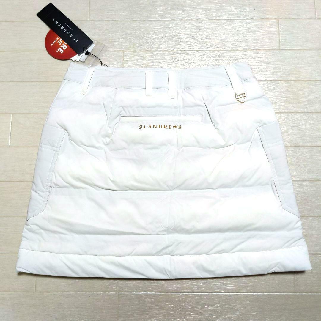 再再再値下げ新品　セントアンドリュース　中綿スカートS　白定価33000円