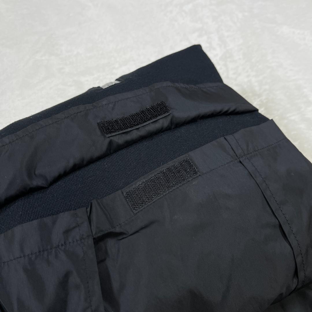 ダブスタ　ESSENTIAL　ハーフジップワンピース　ロングパーカー　ブラック