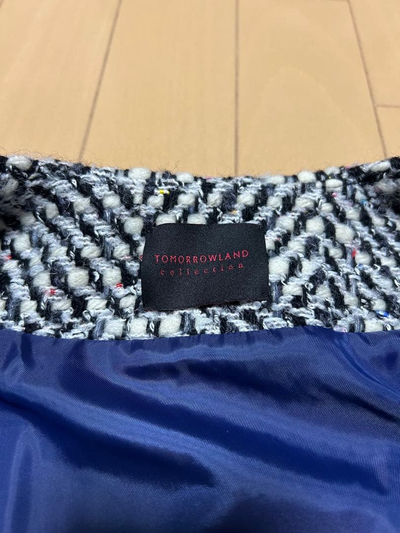 TOMORROWLAND コレクションノーカラーコート　サンプル
