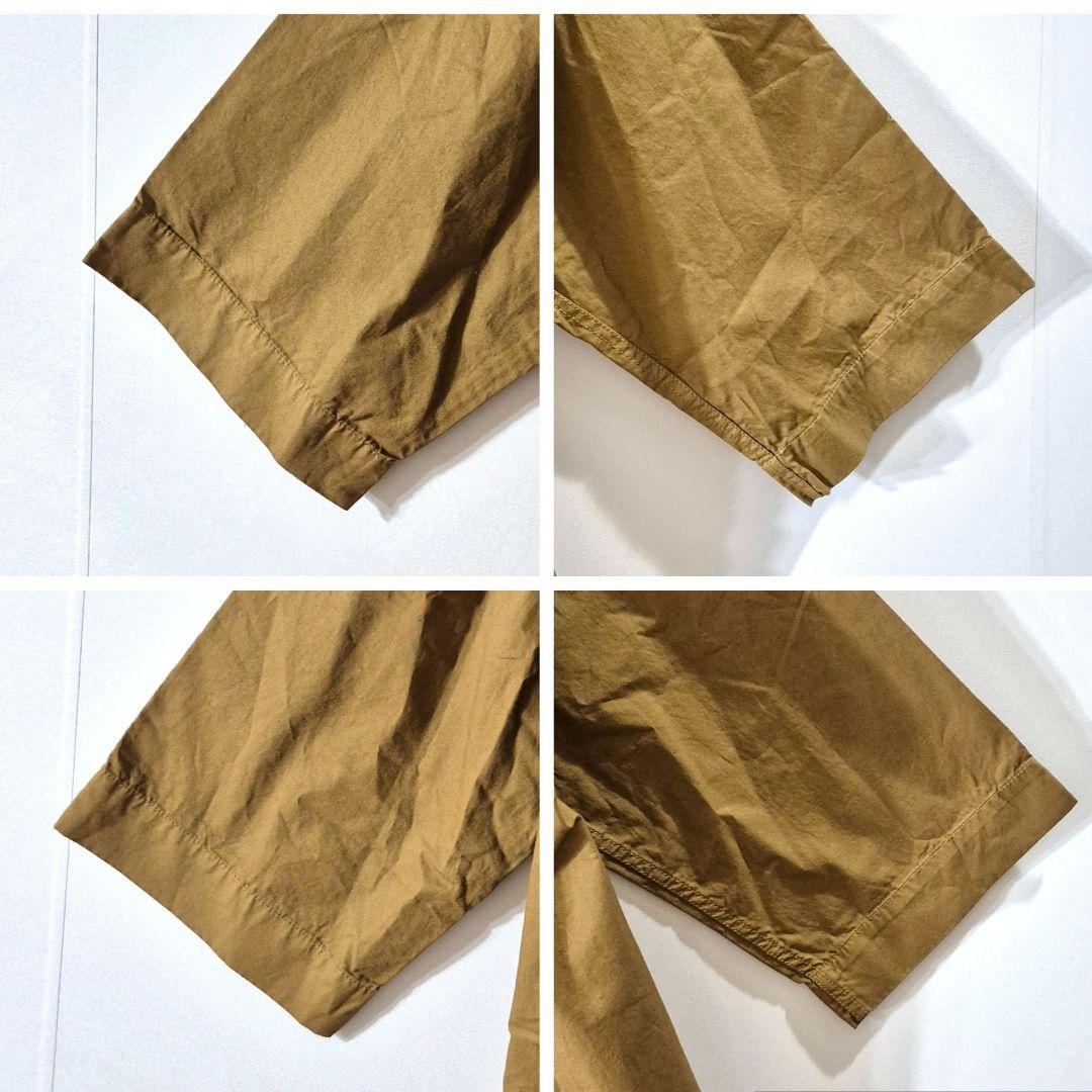 prit 綾ダンプ フード シャツ ブルゾン SIZE F カーキベージュ