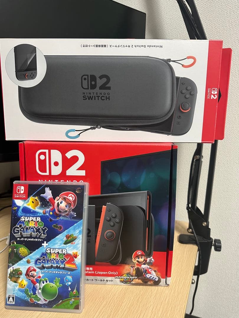 Nintendo Switch2 + スーパーマリオギャラクシー+保護ケース