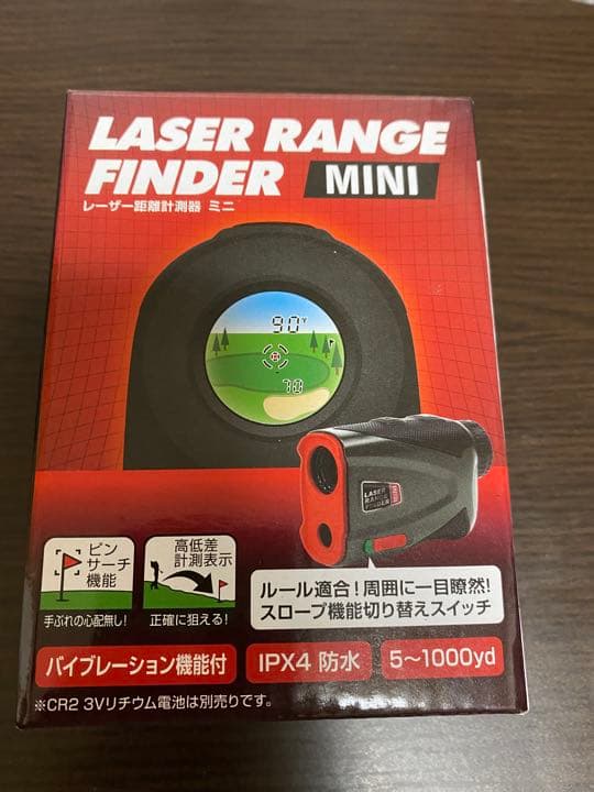 ゴルフ レーザー距離計測器　ミニ　Laser Range Finder Mini