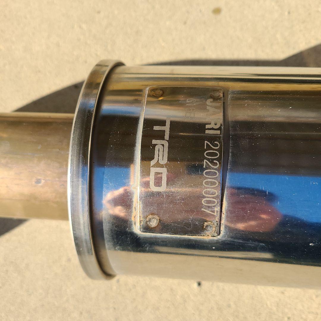 GRヤリス用TRD G16ET ステンレス マフラー本体