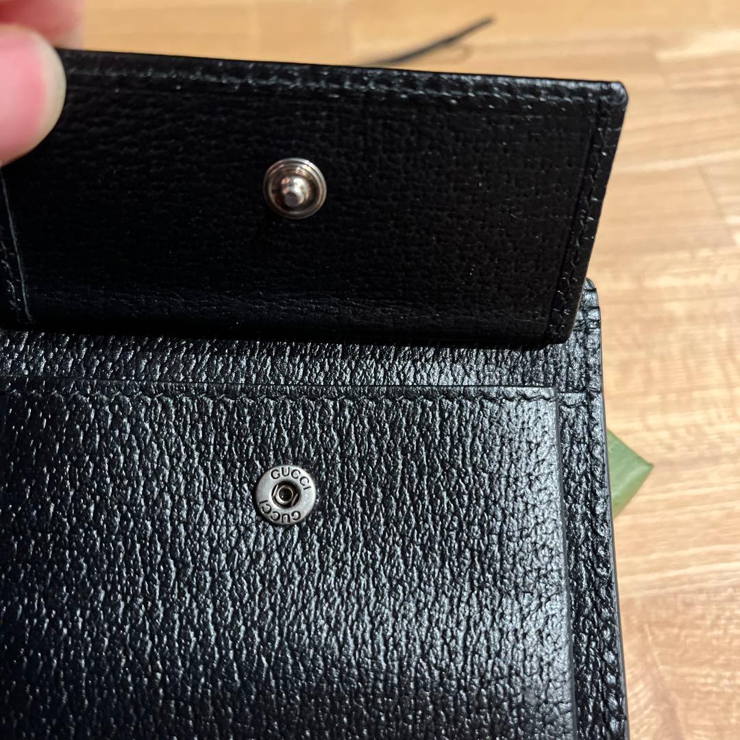 美品　GUCCI グッチ　二つ折り財布