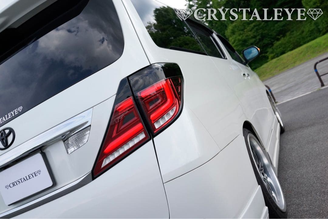 新品20ヴェルファイア/アルファード用ファイバーフルLEDテールランプ V3