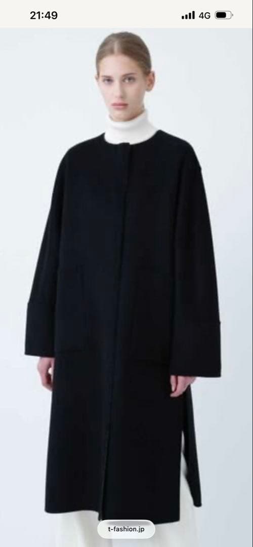 アドーア　２ＴＯＮＥ　リバーバックベルトコート