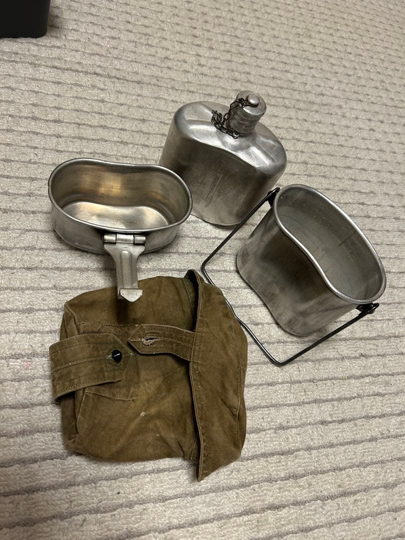 ロシア軍　空挺部隊　VDV 飯盒　ビンテージ　メスキット　クッカーセット