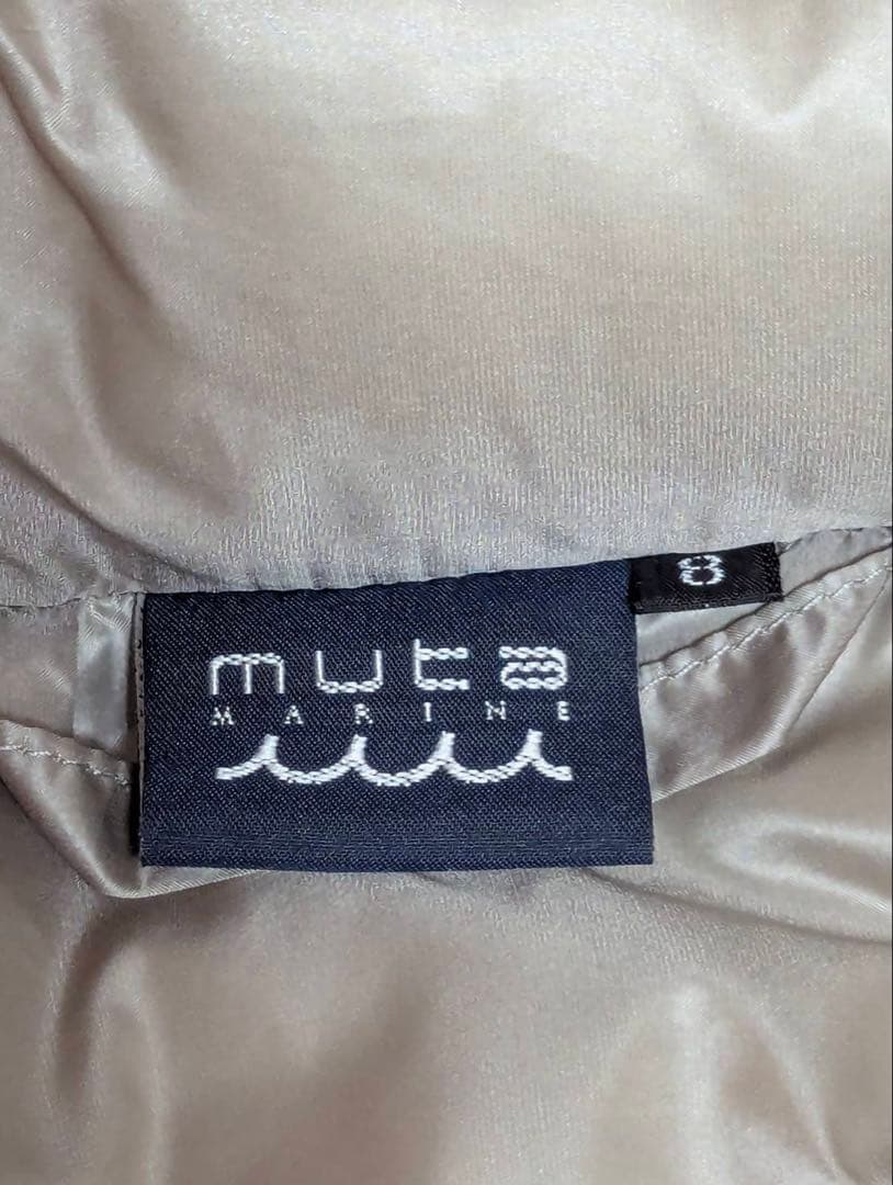 muta ムータ　ウェーブキルト ダウンベスト