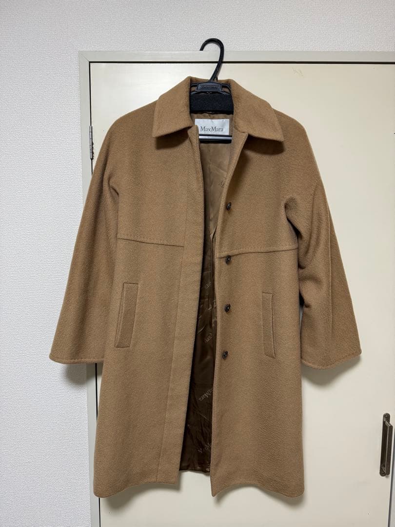 MaxMara ベージュ ロングコート　値下げ交渉可能