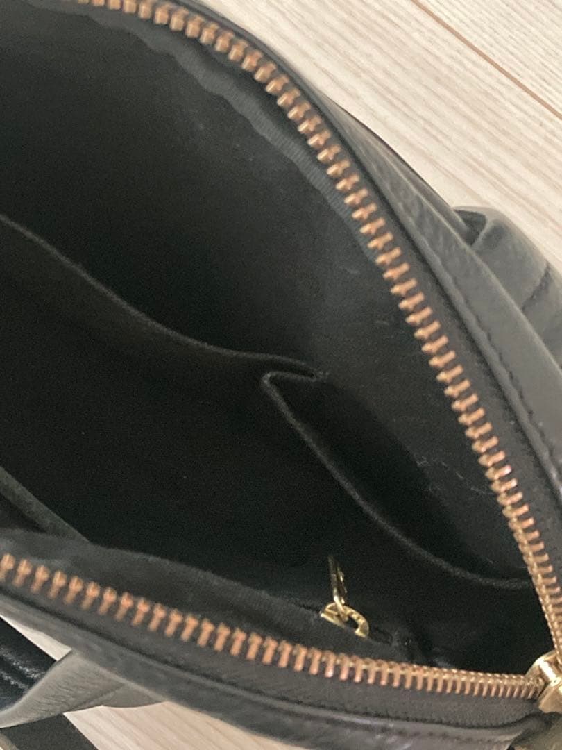 Ense（アンサ） 2way boston S レザー ミニバッグ ブラック