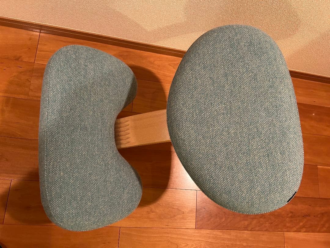 姿勢矯正　バランスイージーチェア　ターコイズブルー