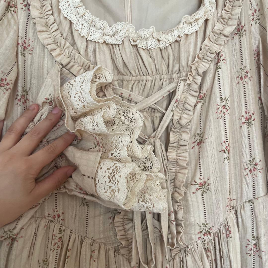 lace made レースメイド カボワボウドールドレスワンピース