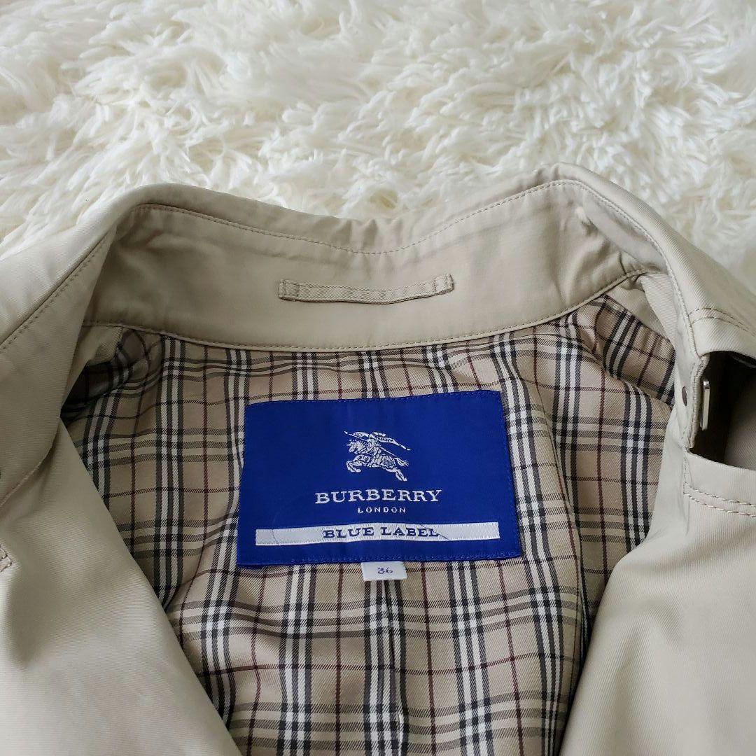 BURBERRY BLUE LABEL トレンチコート ノバチェック レディース