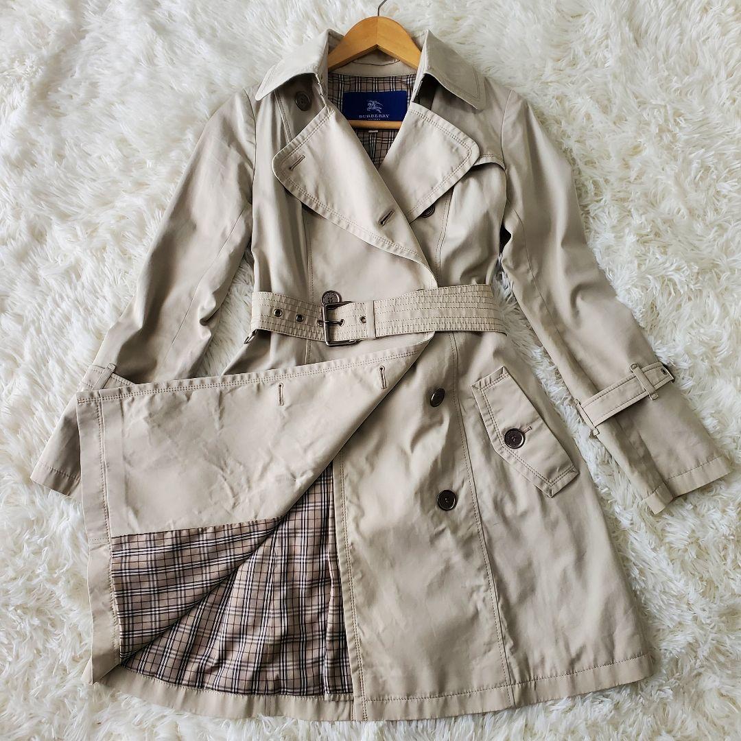 BURBERRY BLUE LABEL トレンチコート ノバチェック レディース