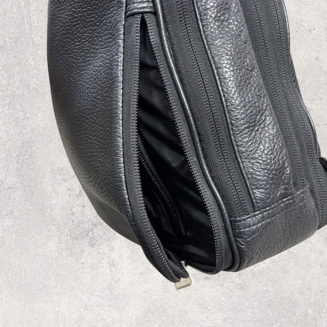 タッツンultima TOKYO レザー ビジネスリュック 2way 黒