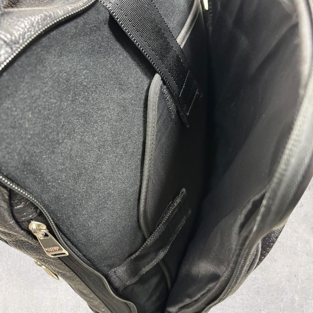 タッツンultima TOKYO レザー ビジネスリュック 2way 黒