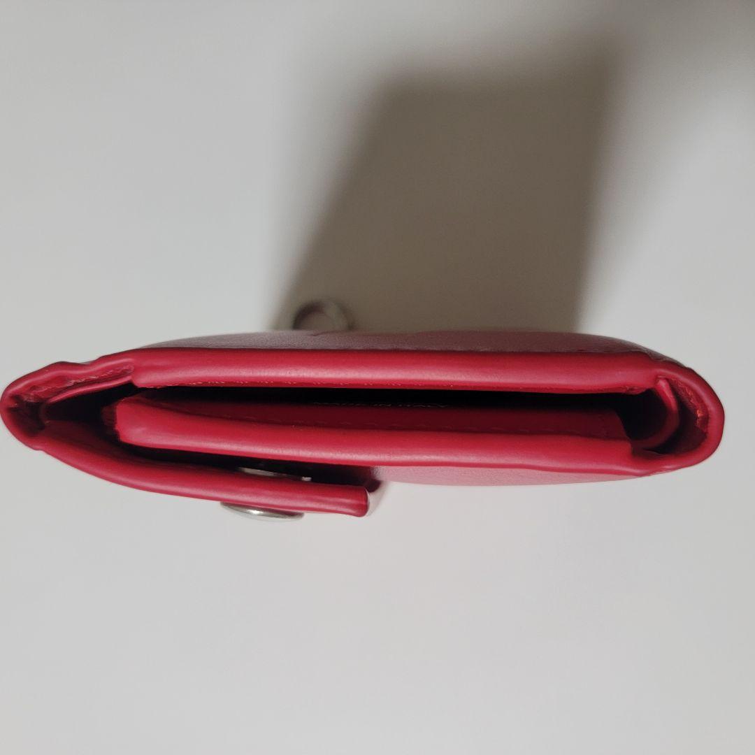 【FW25】supreme Leather Chain Wallet Red