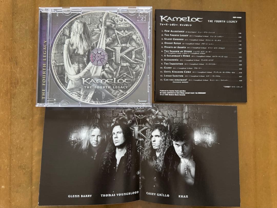 入手困難希少盤◆キャメロット KAMELOT 1st～4th 国内盤4枚セット