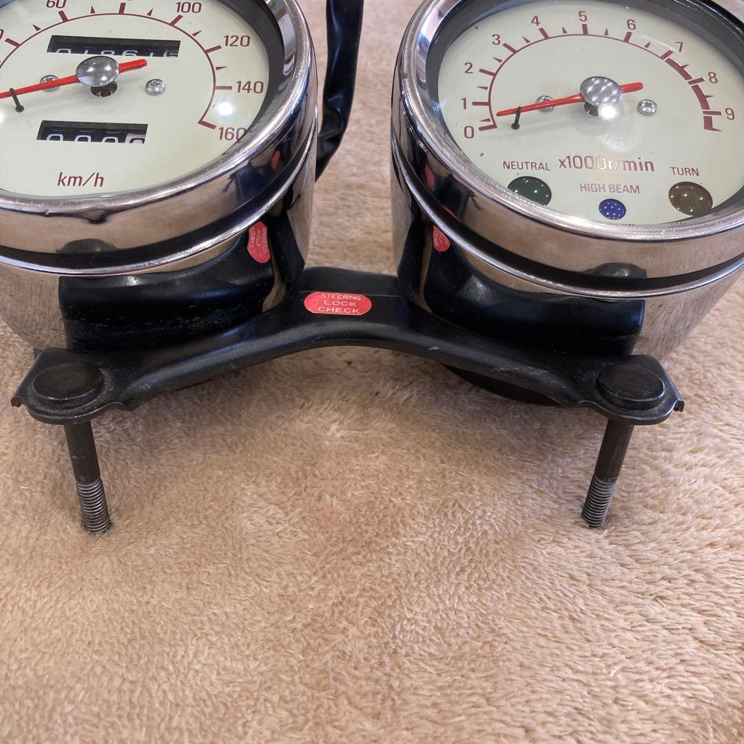 YAMAHA SR400 スピードメーター　タコメーターセット　ジャンク