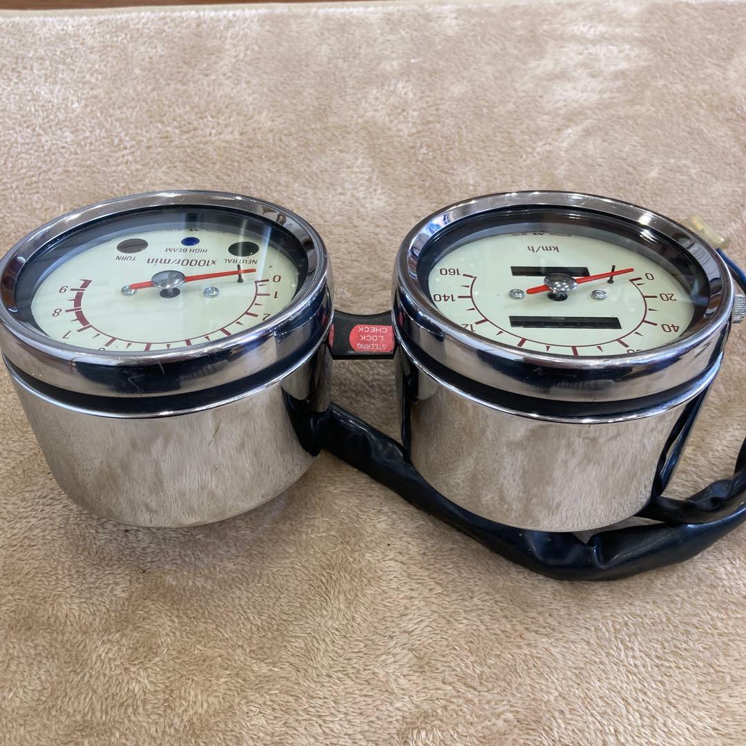 YAMAHA SR400 スピードメーター　タコメーターセット　ジャンク